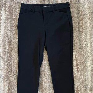Old Navy Black Pixie High Rise Stretchy Ankle Pants Sz 12 P
